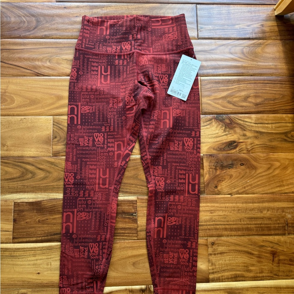 lululemon athletica Red Leggings